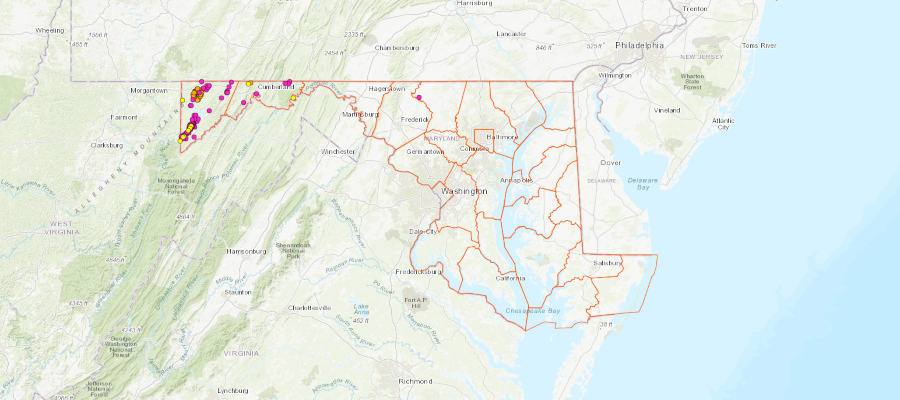 Maryland Shale Viewer